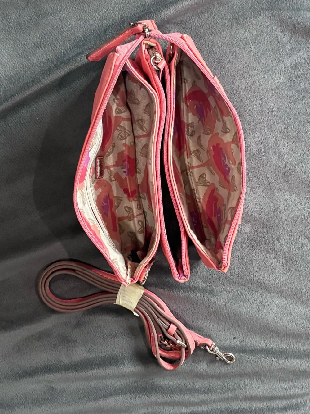 Guess coral handbag